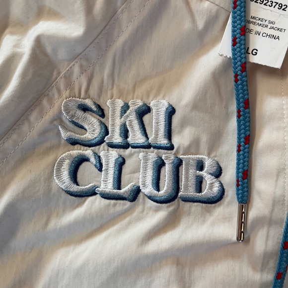 New Disney OUR UNIVERSE Goofy Mickey Ski School Windbreaker Jacket. Large Unisex - Picture 5 of 11